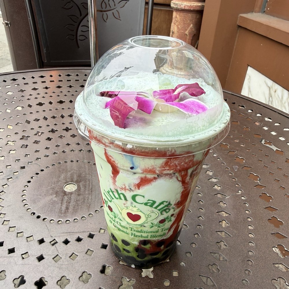 Urth Caffé - Orange - Aloha Matcha with boba - Coffee & Tea Near Me - Orange, California Urth Caffé - Orange - Aloha Matcha with boba - Coffee & Tea Near Me - Orange, California