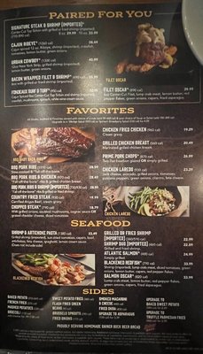Menu photo 3 Saltgrass Steak House Metairie, LA Menu photo 3 Saltgrass Steak House Metairie, LA