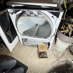 Eugene Appliance Repair - Customer complaint no heat. Replaced the heating element and the rollers, pulling and belt.