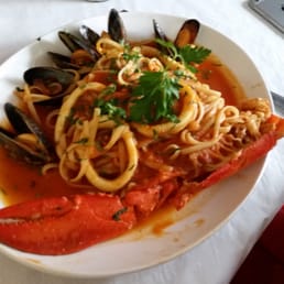 Seafood linguine...it's serious business! Very reasonable price. Seafood linguine...it's serious business! Very reasonable price.