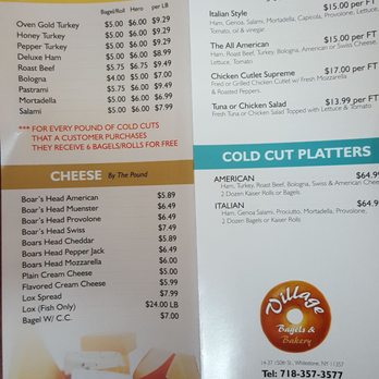 Village Bagels - Catering service available - Bagels Near Me - Whitestone, New York