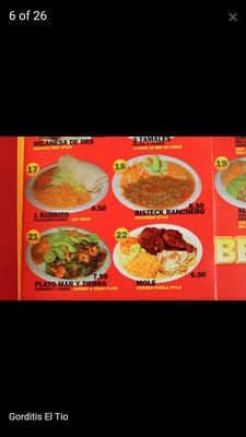 Menu photo 5 Gorditas El Tio Phoenix, AZ Menu photo 5 Gorditas El Tio Phoenix, AZ
