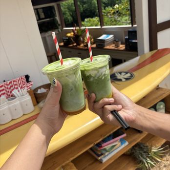 Lucky's - Honey Lilikoi Matcha and Mango Coconut Matcha - Coffee & Tea Near Me - Haleiwa, Hawaii Lucky's - Honey Lilikoi Matcha and Mango Coconut Matcha - Coffee & Tea Near Me - Haleiwa, Hawaii