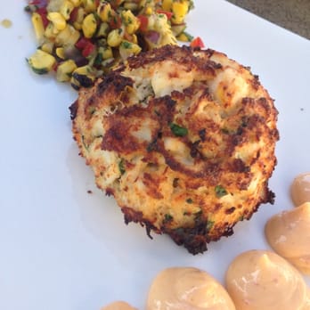 Parkers' Lighthouse - Crab cake $15, for just one - Seafood Near Me - Long Beach, California