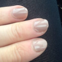 Nail Xpression - Peeling 1 week after application - waste of money. They informed me I must do a lot with my hands - I work in an office!!
