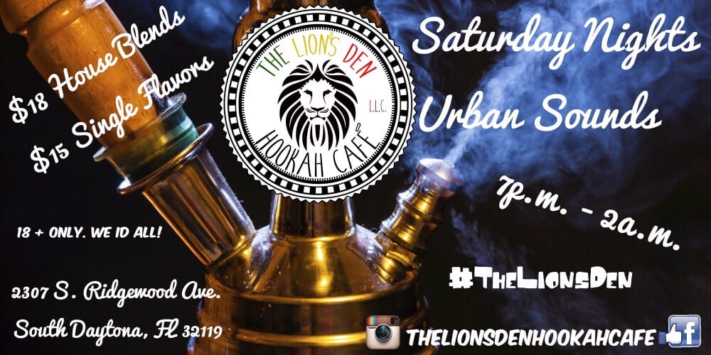 THE LION’S DEN HOOKAH CAFÈ Updated May 2024 44 Photos 2281 S Ridgewood Ave, South Daytona