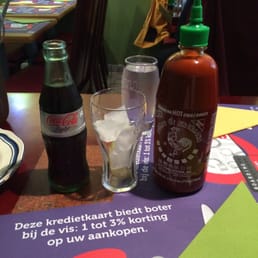 Coke Light 2 Euros. Siracha FREE with order of food :)
