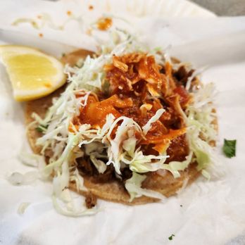 La Elegante Taqueria - Taco de Adobada - Tacos Near Me - Fresno, California La Elegante Taqueria - Taco de Adobada - Tacos Near Me - Fresno, California