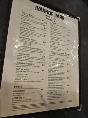 Menu photo 1 Ivanhoe Park Lager House Orlando, FL Menu photo 1 Ivanhoe Park Lager House Orlando, FL