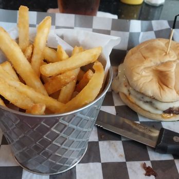 Crossroads Bar and Grill - Wildfire sans onions, pickles & jalapenos w fries - American Near Me - Onalaska, Wisconsin Crossroads Bar and Grill - Wildfire sans onions, pickles & jalapenos w fries - American Near Me - Onalaska, Wisconsin