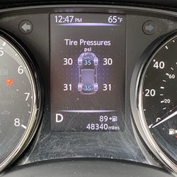 Orr Nissan East - Air pressure I was given, even the recommended is 35!