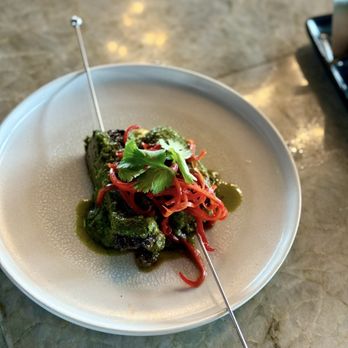 Lou/Na - Wagyu with chimichiri sauce - Cocktail Bars Near Me - Nashville, Tennessee Lou/Na - Wagyu with chimichiri sauce - Cocktail Bars Near Me - Nashville, Tennessee