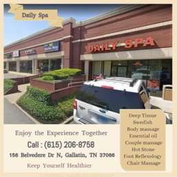 Exterior photo of Daily Spa - Gallatin, Tennessee Exterior photo of Daily Spa - Gallatin, Tennessee