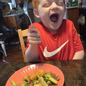 Foon Hing Yuen - Kiddo enjoying leftovers! - Chinese Near Me - Lincoln City, Oregon Foon Hing Yuen - Kiddo enjoying leftovers! - Chinese Near Me - Lincoln City, Oregon