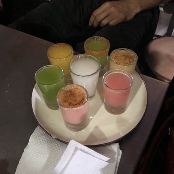 Pulquería Duelistas - Sampler of different pulques - Dive Bars Near Me - México, D.F., DIF Pulquería Duelistas - Sampler of different pulques - Dive Bars Near Me - México, D.F., DIF