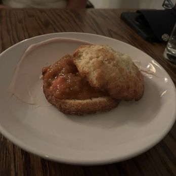 Odette - Desert strawberry rhubarb shortcake - Bars Near Me - Florence, Alabama
