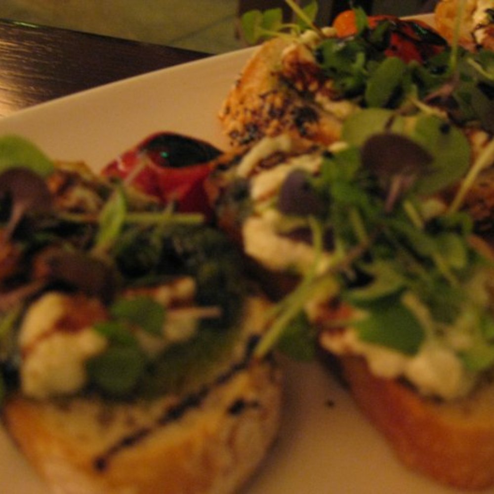 Firefly Eatery & Bar - bruschetta close up - New American Near Me - San Diego, California