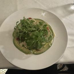 Salad with crab