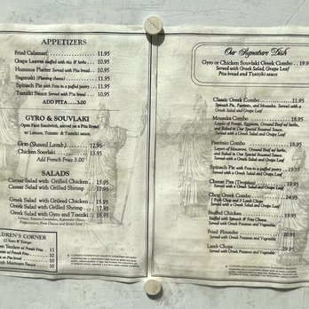Athena Restaurant - Greek Near Me - St. Augustine, Florida