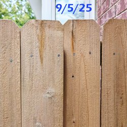 Coastal Fence & Irrigation - 9/5/25 From the front today. It actually overlaps now.