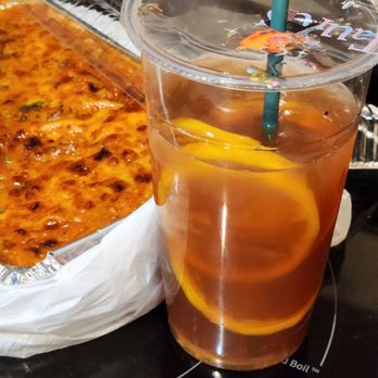 Magic Fusion Cuisine - Spaghetti Bolognese with ice lemon tea - Fast Food Near Me - Markham, Ontario