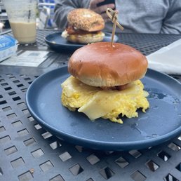 Breakfast sandwich - very good!