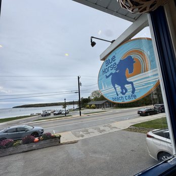Blue Horse Beach Cafe - Beautiful view at our table - Sandwiches Near Me - Fish Creek, Wisconsin Blue Horse Beach Cafe - Beautiful view at our table - Sandwiches Near Me - Fish Creek, Wisconsin