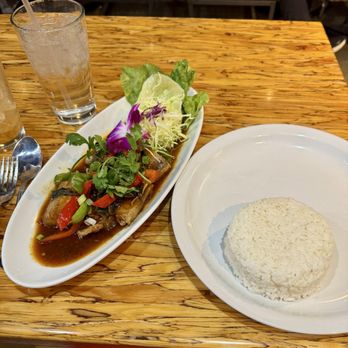 Sa Thai - Pla Lad Prik with tilapia - Salad Near Me - Albuquerque, New Mexico