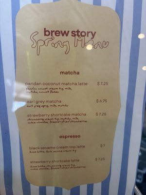 Menu photo 5 Brew Story Huntington Beach, CA