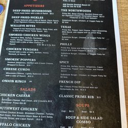Knob & Kettle Restaurant and Lounge - Menu