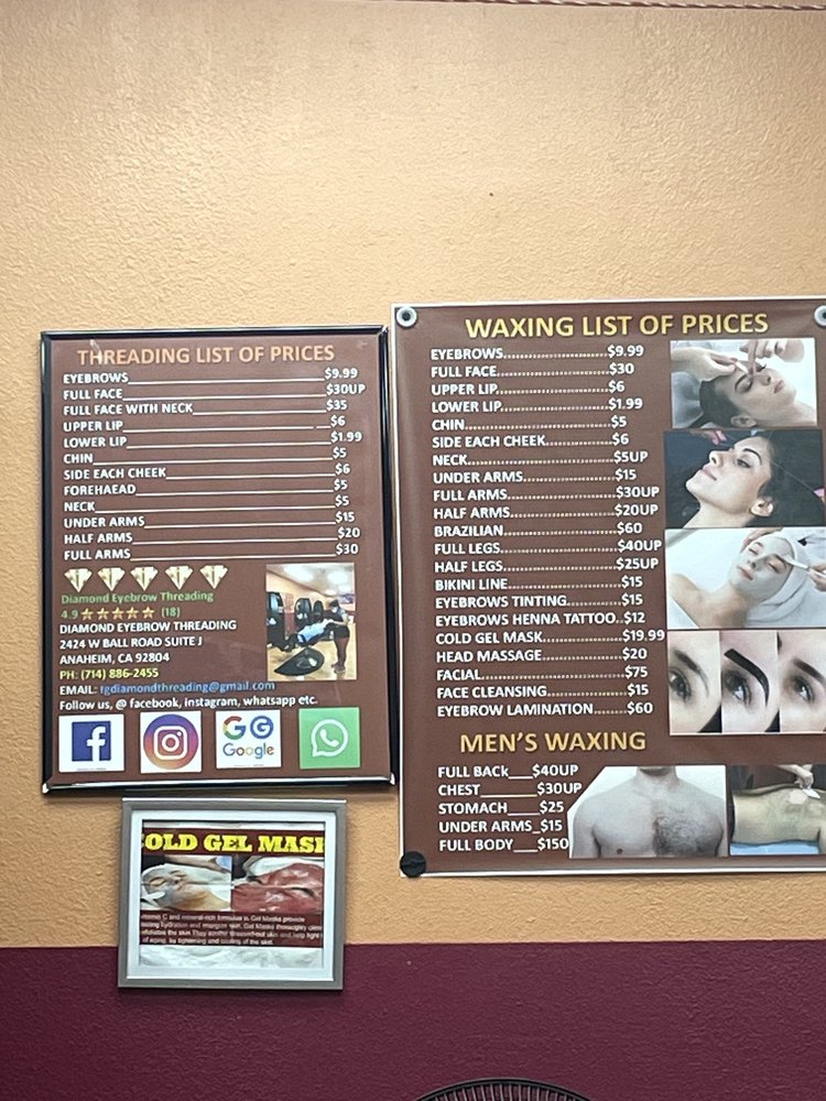 DIAMOND EYEBROW THREADING Updated August 2024 11 Photos & 40