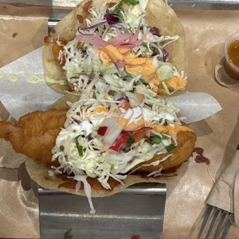 Urban Fish Taco - Baja fish taco and spicy shrimp taco. - Tacos Near Me - Chino Hills, California Urban Fish Taco - Baja fish taco and spicy shrimp taco. - Tacos Near Me - Chino Hills, California