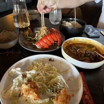Lamaii - Lobster and Garlic noodles. Sorry forgot to take pics before eating. - Thai Near Me - Las Vegas, Nevada Lamaii - Lobster and Garlic noodles. Sorry forgot to take pics before eating. - Thai Near Me - Las Vegas, Nevada