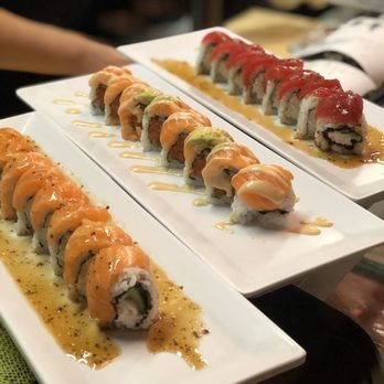 Sanyo Sushi - Alaskan Roll, Moana Roll, and Hawaiian Roll - Sushi Bars Near Me - Glendora, California Sanyo Sushi - Alaskan Roll, Moana Roll, and Hawaiian Roll - Sushi Bars Near Me - Glendora, California
