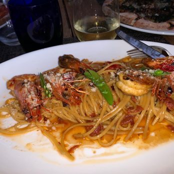 Plateia - Shrimp pasta - Mediterranean Near Me - Los Angeles, California