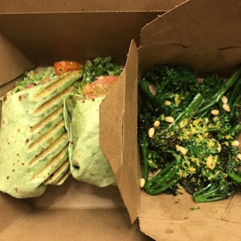 Fork & Fig - Filet wrap with Charred Broccolini... both fantastic - Burgers Near Me - Albuquerque, New Mexico Fork & Fig - Filet wrap with Charred Broccolini... both fantastic - Burgers Near Me - Albuquerque, New Mexico