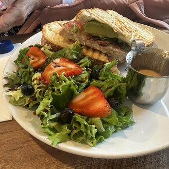 Issa Vibe Cafe - Panini with Side salad - Salad Near Me - New Buffalo, Michigan Issa Vibe Cafe - Panini with Side salad - Salad Near Me - New Buffalo, Michigan