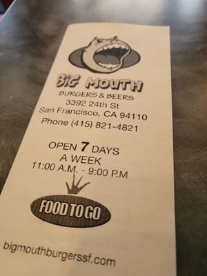 Big Mouth Burgers by null