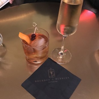 Bourbon N' Bubbles - Old fashioned and Prosecco - Bars Near Me - Charleston, South Carolina Bourbon N' Bubbles - Old fashioned and Prosecco - Bars Near Me - Charleston, South Carolina
