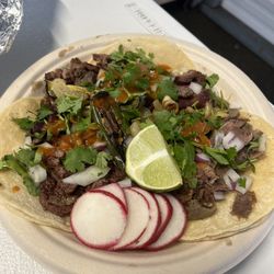 Anita's Mexican Food - 2 carne asada and 1 lengua taco