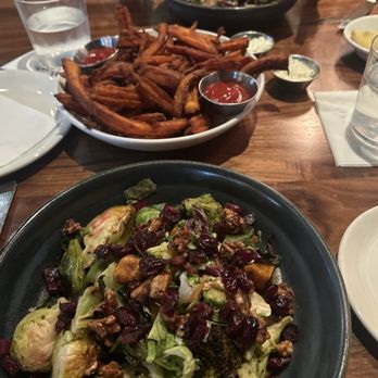 Burtons Grill & Bar - Split harvest bowl and side order of sweet potatoes- yum !! - New American Near Me - Boca Raton, Florida