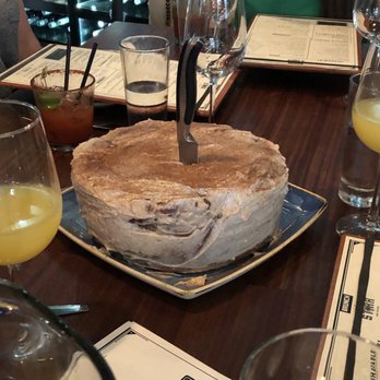 STIRR - GIANT cinnamon roll! The name doesn't lie. 8 of us had a piece and are taking 1/2 home. - Cocktail Bars Near Me - Dallas, Texas STIRR - GIANT cinnamon roll! The name doesn't lie. 8 of us had a piece and are taking 1/2 home. - Cocktail Bars Near Me - Dallas, Texas