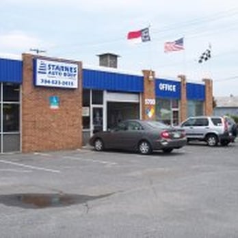 Starnes Collision Center - Store Front, Across from The Tyvola Train station - Body Shops Near Me - Charlotte, North Carolina