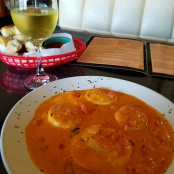 Napoli's Italian Restaurant - Lobster ravioli with white wine. - Italian Near Me - Amarillo, Texas Napoli's Italian Restaurant - Lobster ravioli with white wine. - Italian Near Me - Amarillo, Texas