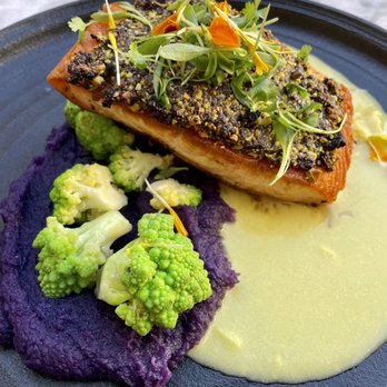 Leoness Cellars - Pistachio encrusted salmon - Venues & Event Spaces Near Me - Temecula, California Leoness Cellars - Pistachio encrusted salmon - Venues & Event Spaces Near Me - Temecula, California