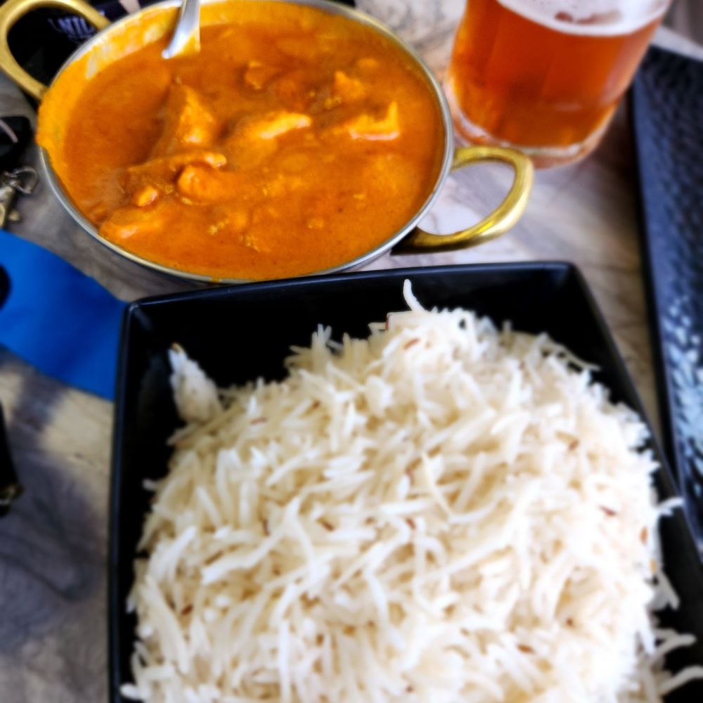 The Curry N Grill - Butter chicken and basmati rice - Indian Near Me - Jefferson City, Missouri The Curry N Grill - Butter chicken and basmati rice - Indian Near Me - Jefferson City, Missouri