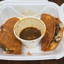 Two of three Birra tacos