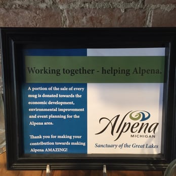 Downtown Scoops - The mugs for sale help with a great cause. - Ice Cream & Frozen Yogurt Near Me - Alpena, Michigan Downtown Scoops - The mugs for sale help with a great cause. - Ice Cream & Frozen Yogurt Near Me - Alpena, Michigan