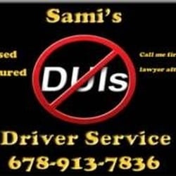 Sami's Driver Services - Sami's Driving Services - Gets you and your car home safe drone the bar. For only $20.