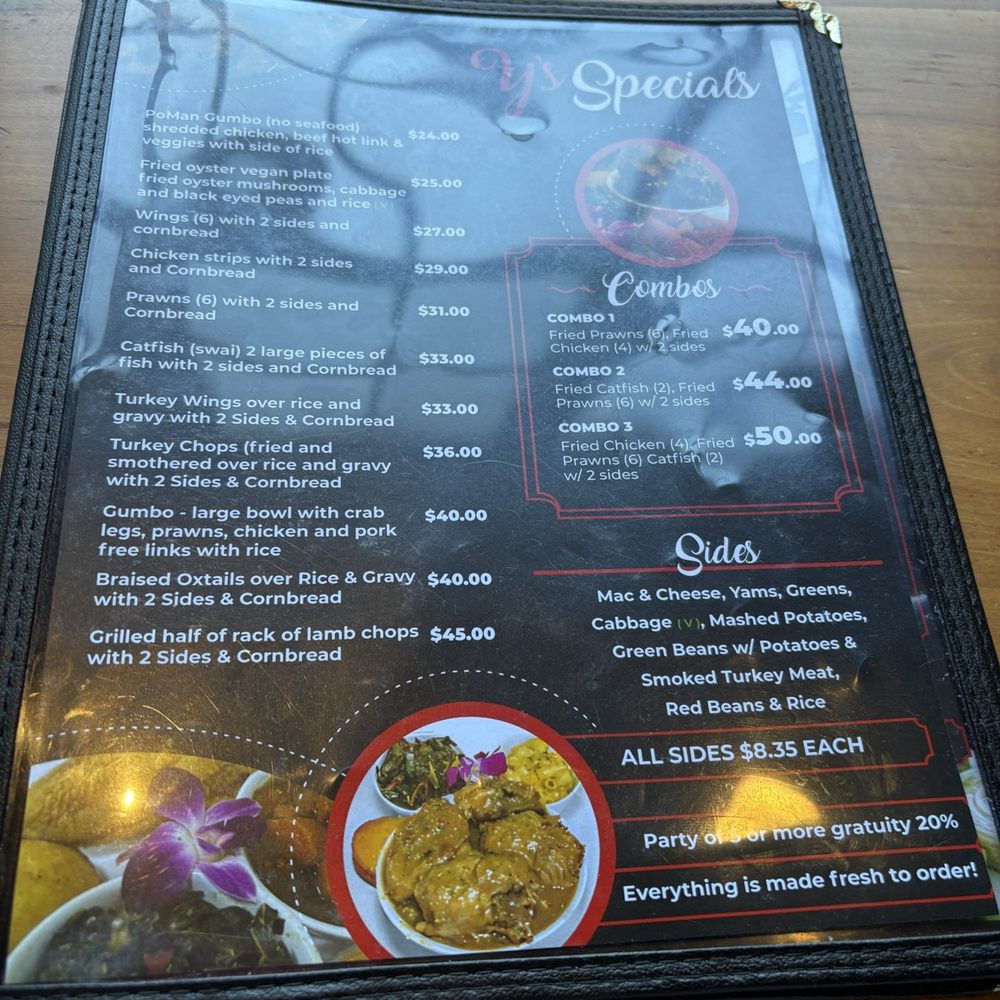 Y’s Choice - The menu - Soul Food Near Me - Oakland, California Y’s Choice - The menu - Soul Food Near Me - Oakland, California